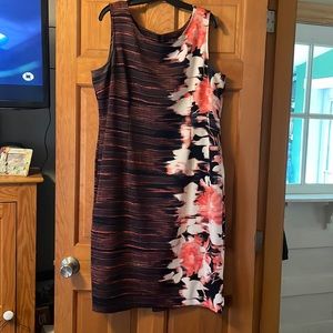 Sleeveless women’s zip up back dress